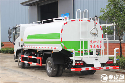 陜汽軒德X9 5方灑水車廠家專業推薦